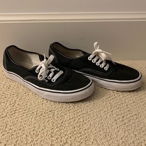 Black Authentic Vans